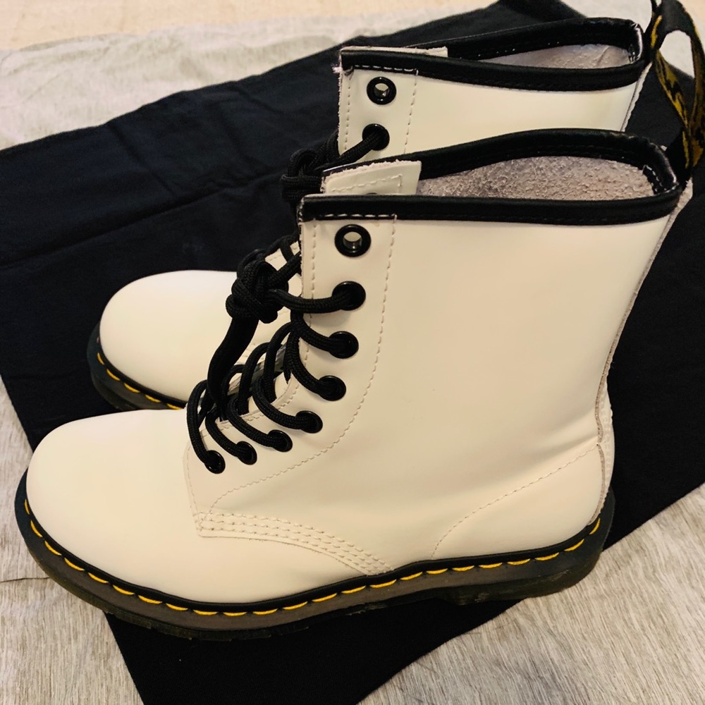 Dr. Martens 1460 White Boots